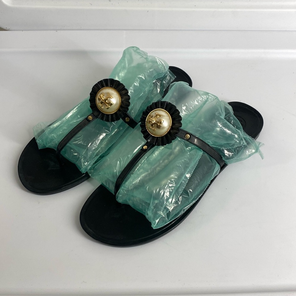 Women’s black Tory Burch Sandals, size 10